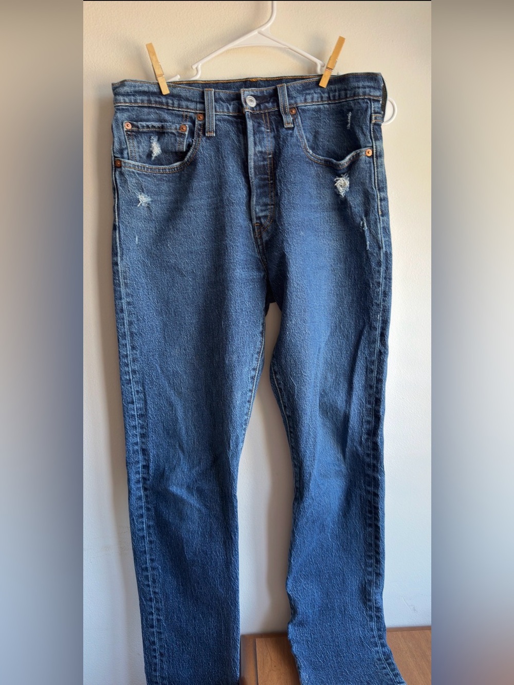 Levi’s 501 Original Fit Jeans 30x30 Short Medium Wash Straight Leg